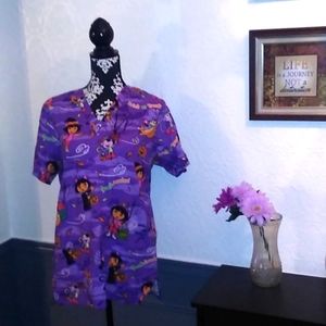 Nick Jr size medium scrub shirt